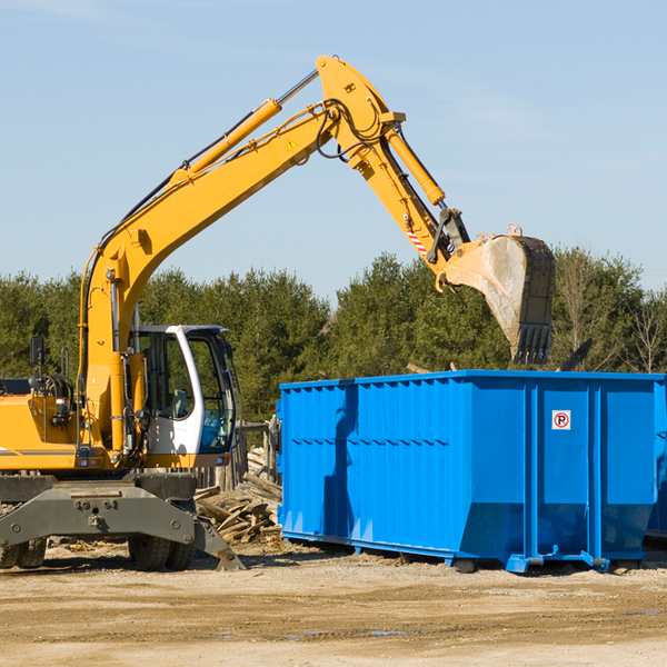 is there a minimum or maximum amount of waste i can put in a residential dumpster in Hastings PA